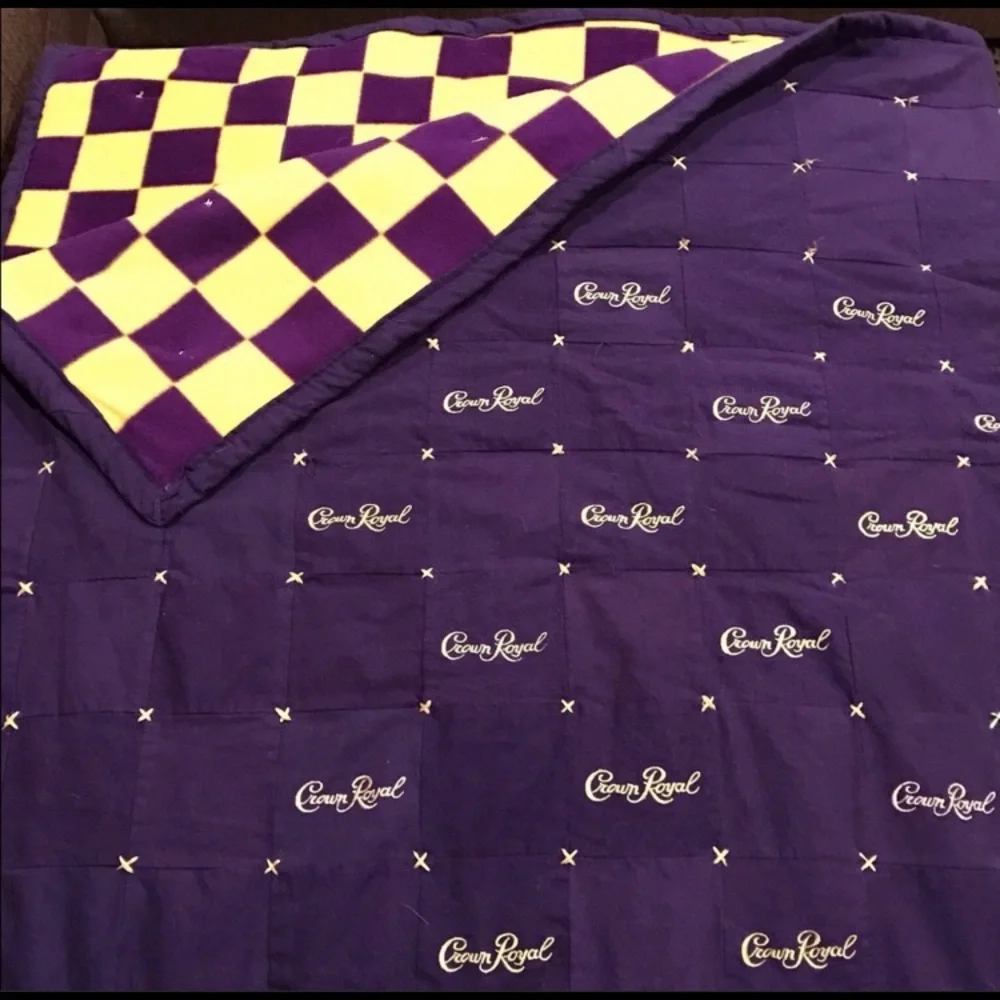 8 BAGS CROWN ROYAL Choose Colors Royal Blue Peach Green Black Tan Gold